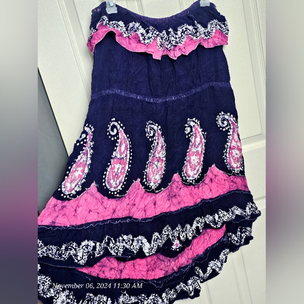 Tube top dress